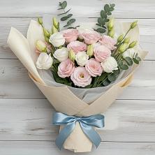 Букет цветов из:  Лизиантусы в Алнаши