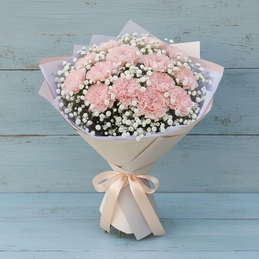 Букет цветов из: Гвоздики в Алнаши