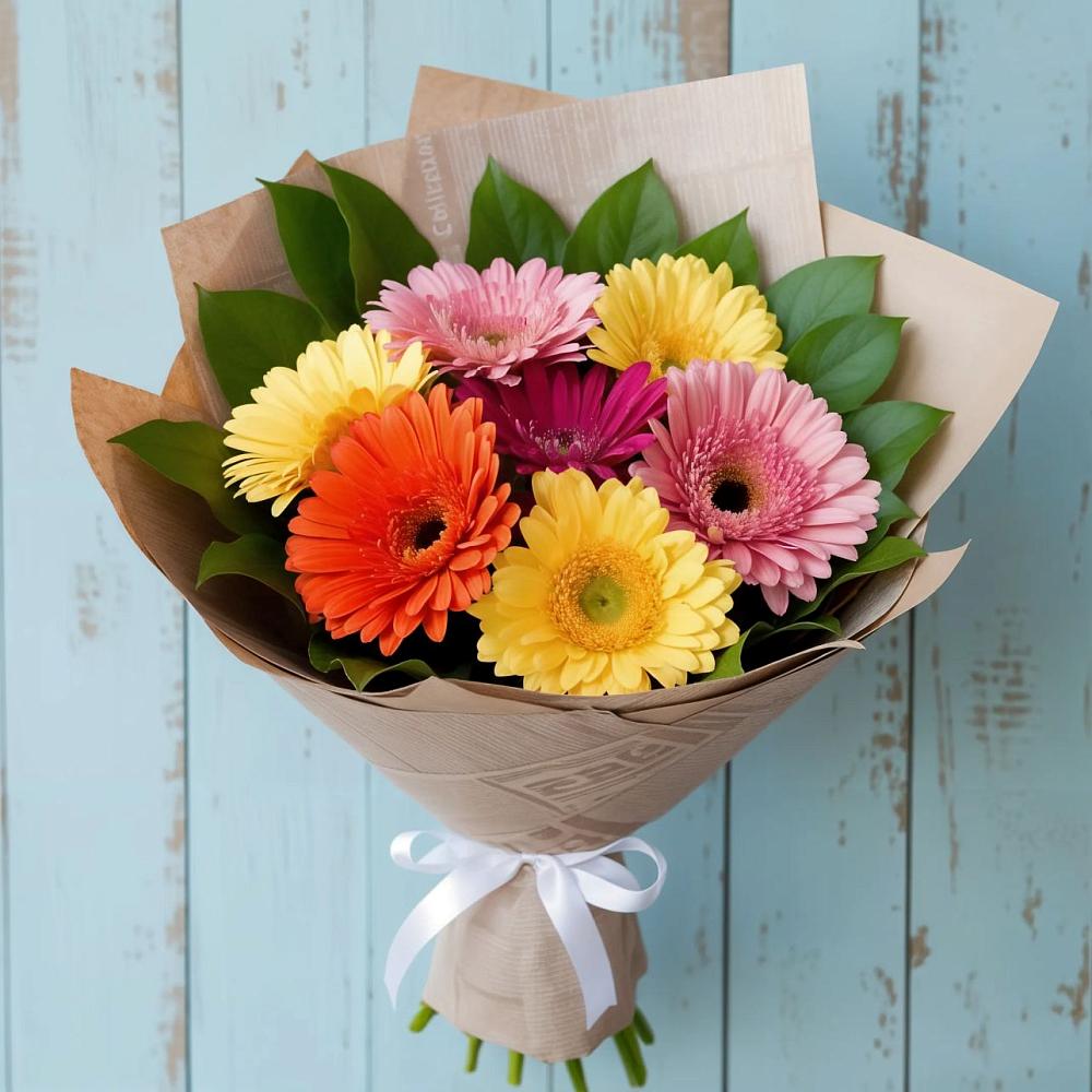Букет цветов из: Герберы в Алнаши