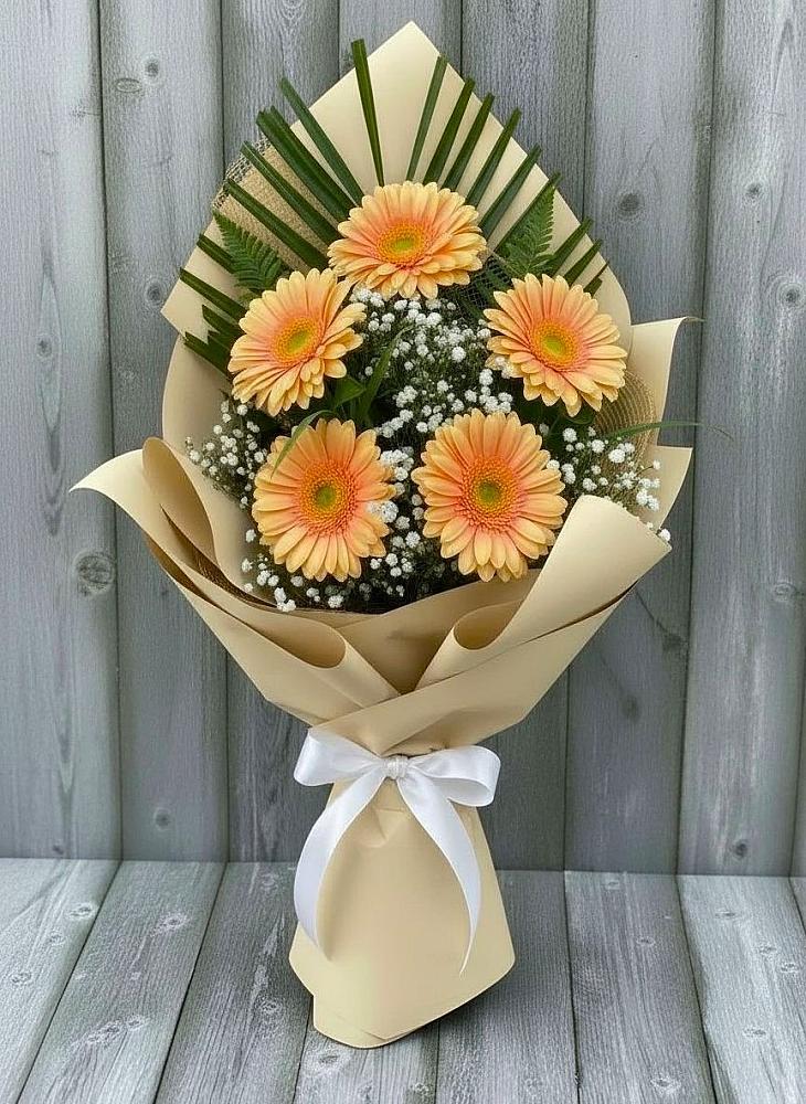 Букет цветов из: Герберы в Алнаши