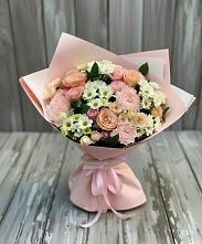 Букет цветов из:  Гвоздики, Розы и Хризантемы в Алнаши