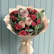 Букет цветов из:  Гвоздики и Розы в Алнаши